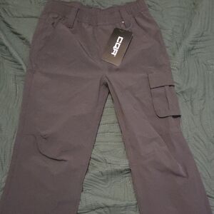 Kids Casual Cargo Pants - Black